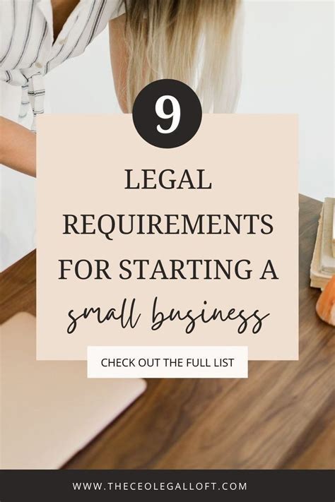What are the legal requirements for setting up a .